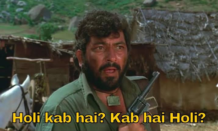 kneelacee's tweet photo. Holi kab h is real this year https://t.co/j2vUEPZk5c