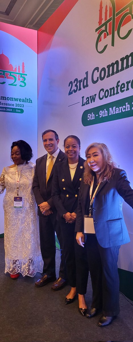 MalahooForteMP's tweet image. Delighted to have shared #speakerpanel with #JusticeJoyceAluoch of Kenya &amp;amp; #KarenCheahYeeLyn of Malaysia, with panel chair #luisFranceschi of @commonwealthsec, on Democracy &amp;amp; COVID aftermath-Abuse of Emergency Powers, here at #CLC23 in #Goa #India