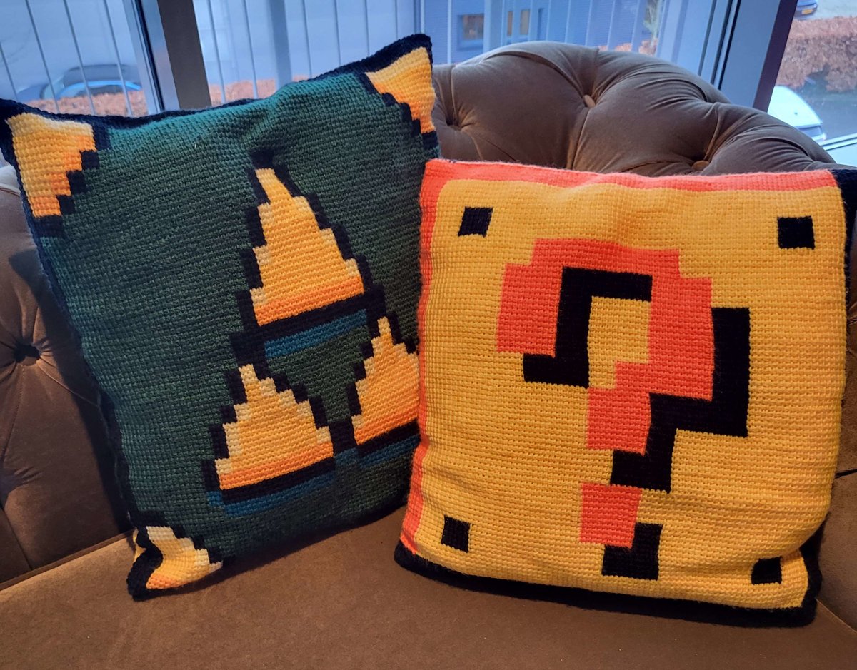 When work asks you to make something for the new couch, you can't really stop at one pillow