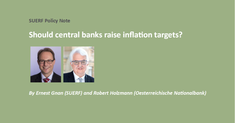 suerf_org's tweet photo. #SUERFpolicynote "Should central banks raise inflation targets?" by @dr_gnan (SUERF) and Robert Holzmann (@oenb)

#Inflation #InflationTarget #MonetaryPolicy #MonetaryPolicyStrategy #CentralBank