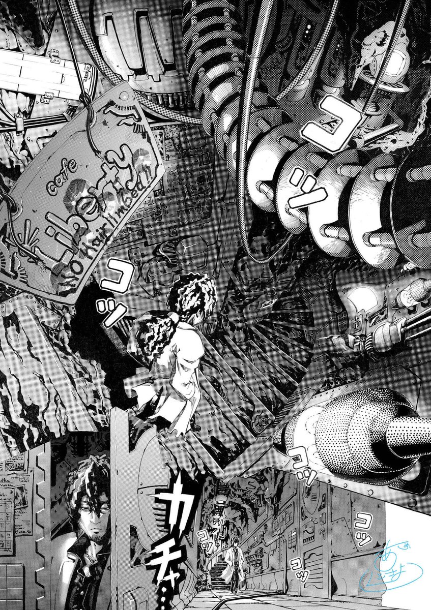 #今までで作画カロリーMAXの作品上げようぜ 
1枚目と3枚目は完全アナログ原稿なので、特にカロリー高かったです。 