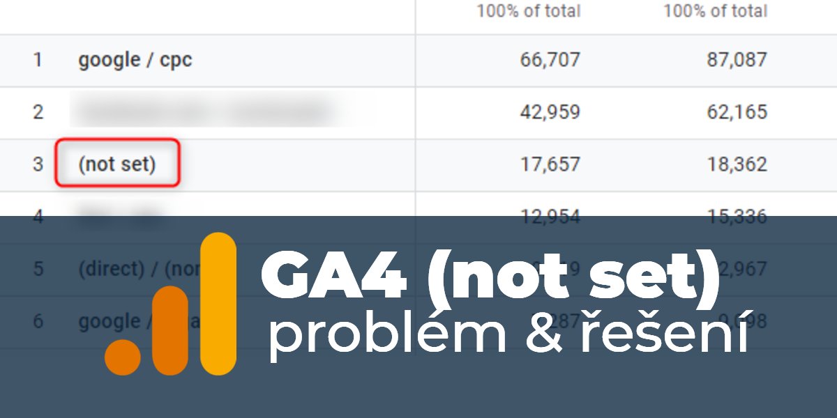 #GA4 (not set) problém vyřešen? U mě ano... Jak? miroslavpecka.cz/blog/ga4-not-s…