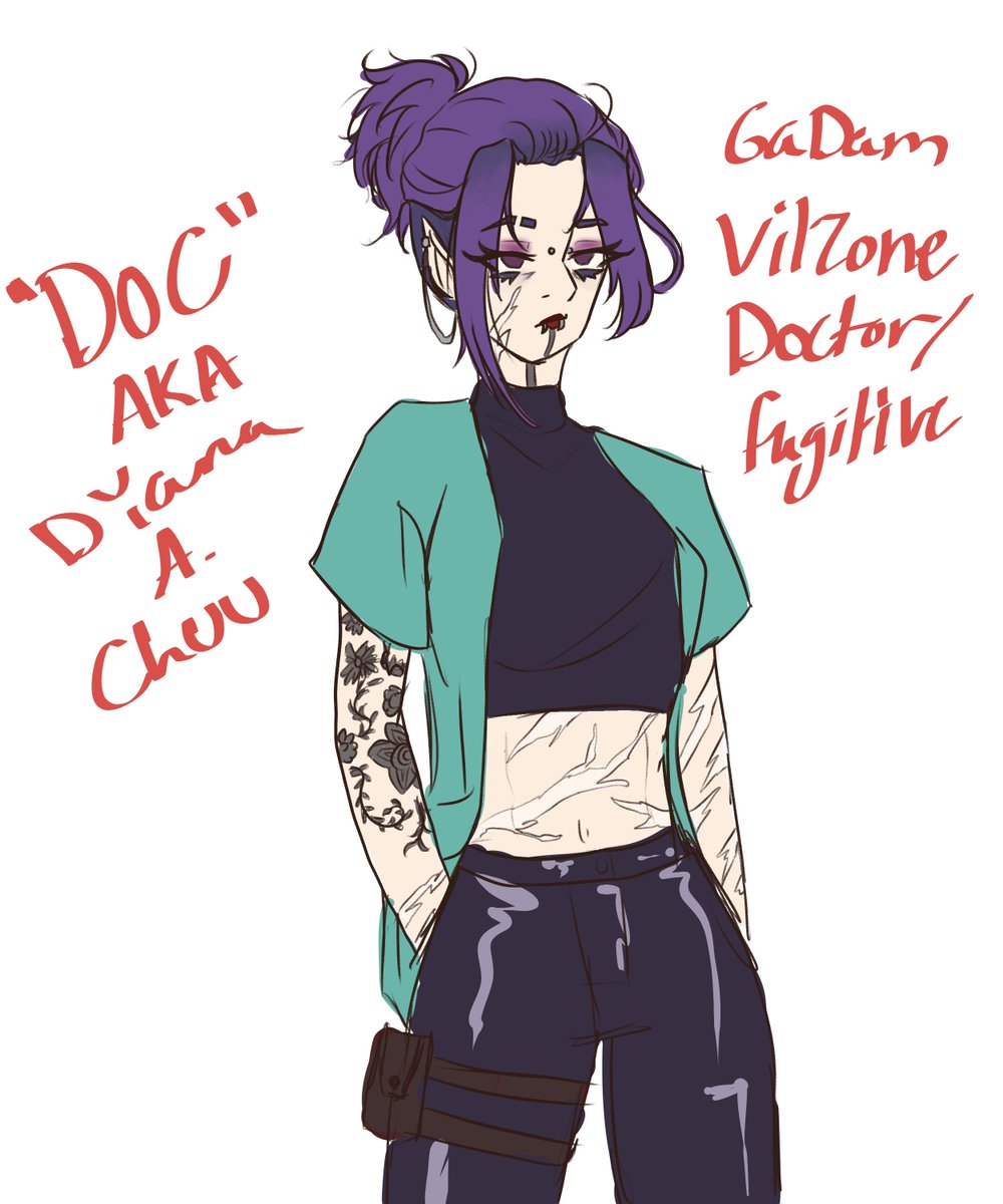 SoupMonarchArt's tweet photo. tada! new oc just for broken stride hehe--her ability allows her to change her blood type as well as control her blood at will--y'all are gonna hate me for the chapter she's introduced in (:< #brokenstridevtk #villaintokill #prostheticcassian https://t.co/uvQVTkarV2