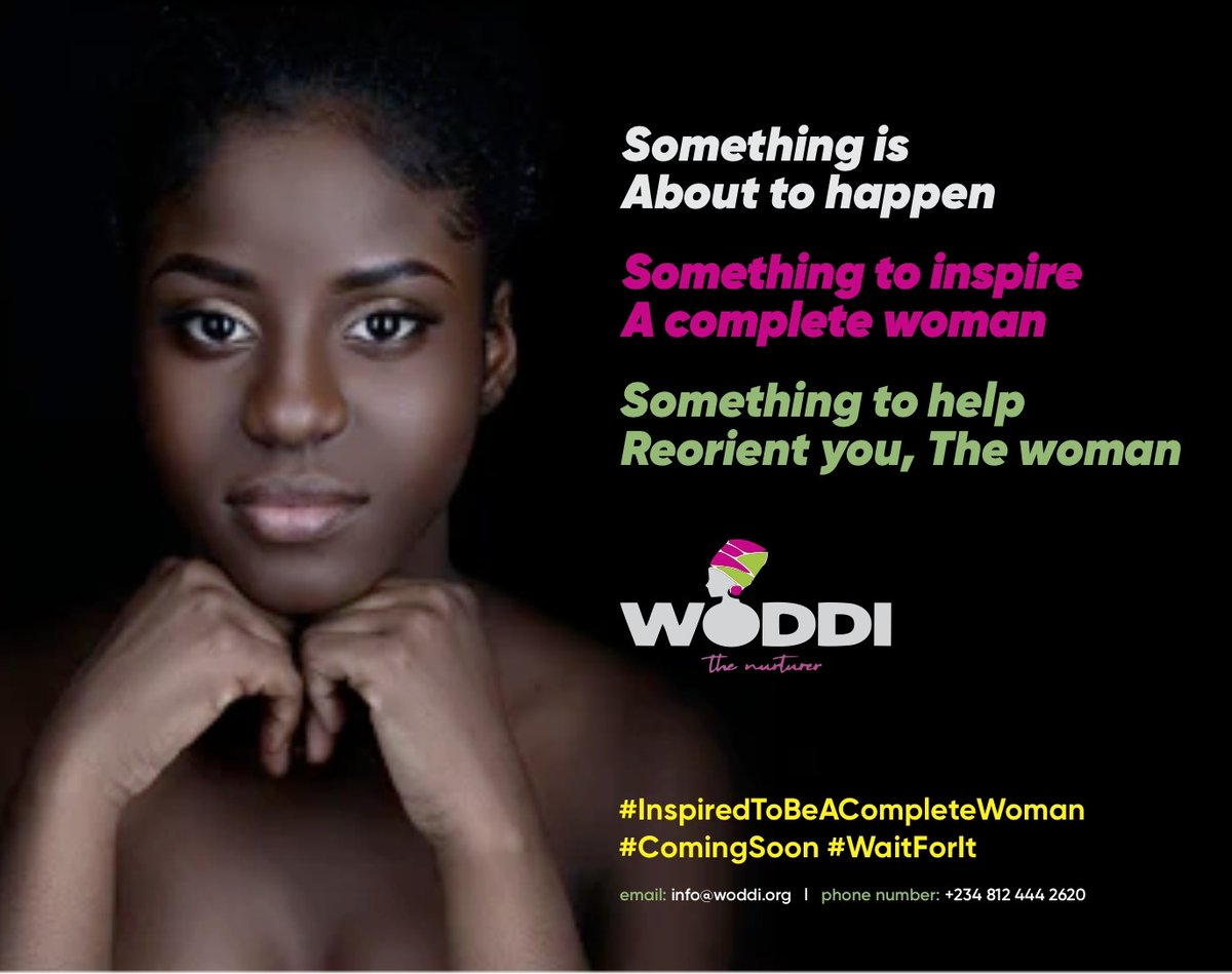 woddi_ngo's tweet photo. Something is cooking.
Something to Inspire A Complete Woman.
#StayTuned #completewoman
WODDI
The Nurturer
#woman #girlchild #boychild #unicef
#unitednations #usaid #mercycorps #eufunding #usembassy #usave #ufukdialogue #unesco #europeanunion #unfpa https://t.co/l1zPIBd6xN