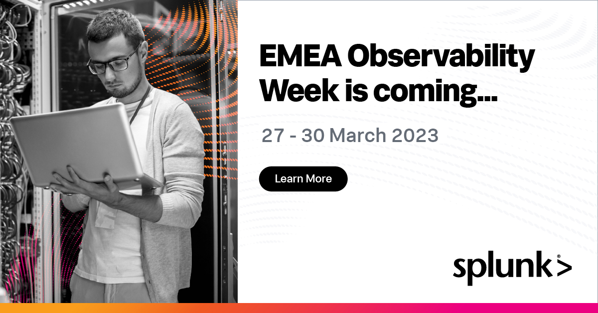 SplunkUK's tweet image. A whole week, dedicated to #Observability? 😮
Sounds like a whole lot of fun to us. Find out how to get involved with our free sessions: splk.it/3SC5Fwf
#SplunkObservability