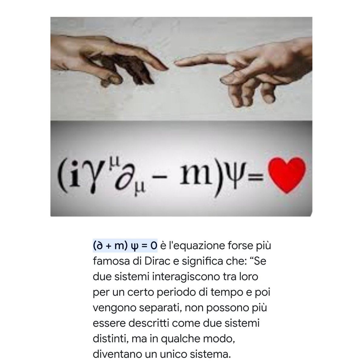marinellaartale's tweet photo. @Poesiaitalia Parte 3 💙🤗 #Equazione
#equazionedirac #dirac #amore https://t.co/VZEwyIBD53