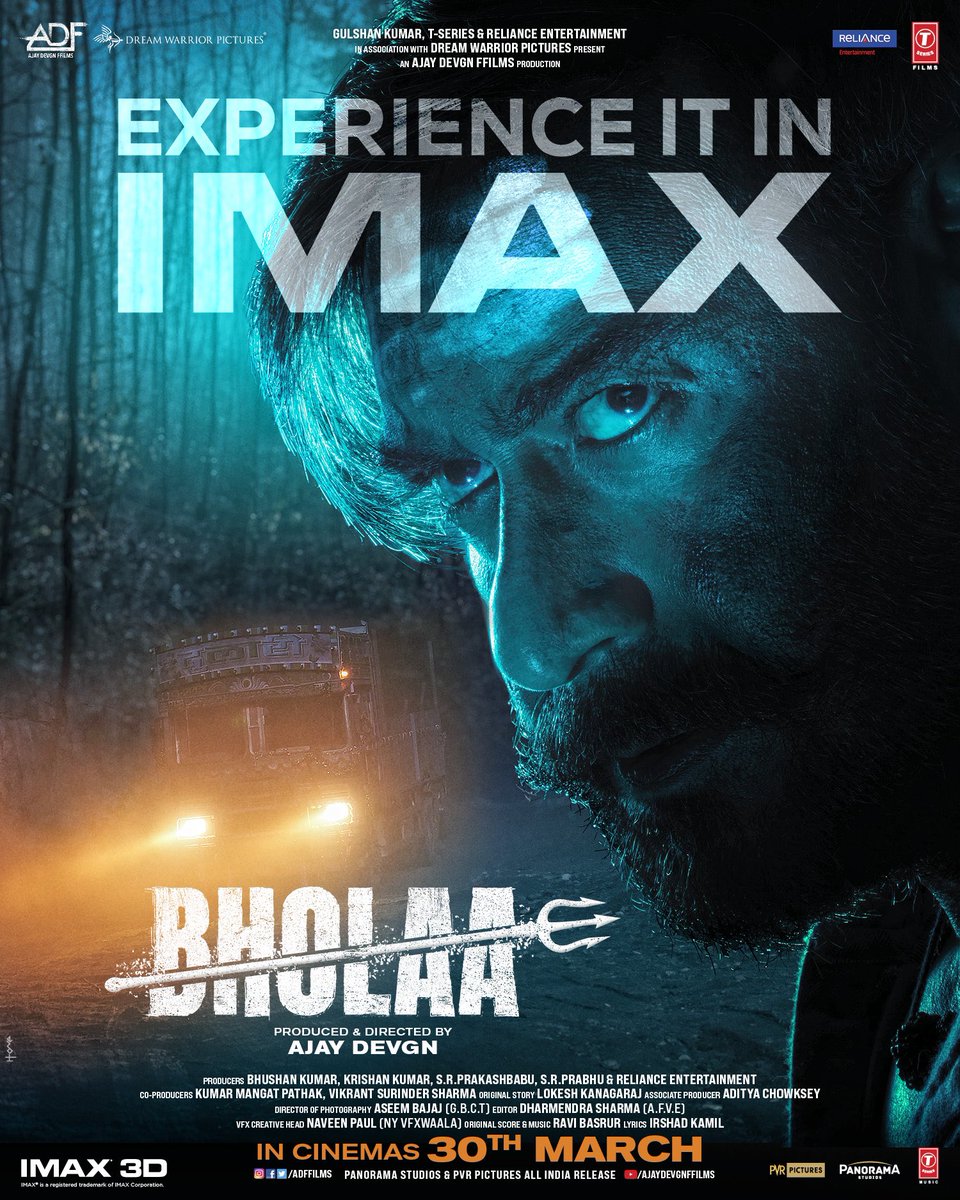 darshanbarot21's tweet photo. Here we go... 🔥🔥
https://t.co/iRpRPrdlyE

The trailer looks absolutely dhmaal in every possible manner. A paisa-wasool outing with entertainment at it's core.

Filled with larger than life action sequences and a right amount of emotional quotient. 
#BholaaTrailerOutNow 
#Bholaa https://t.co/fZZIoT8uJ4