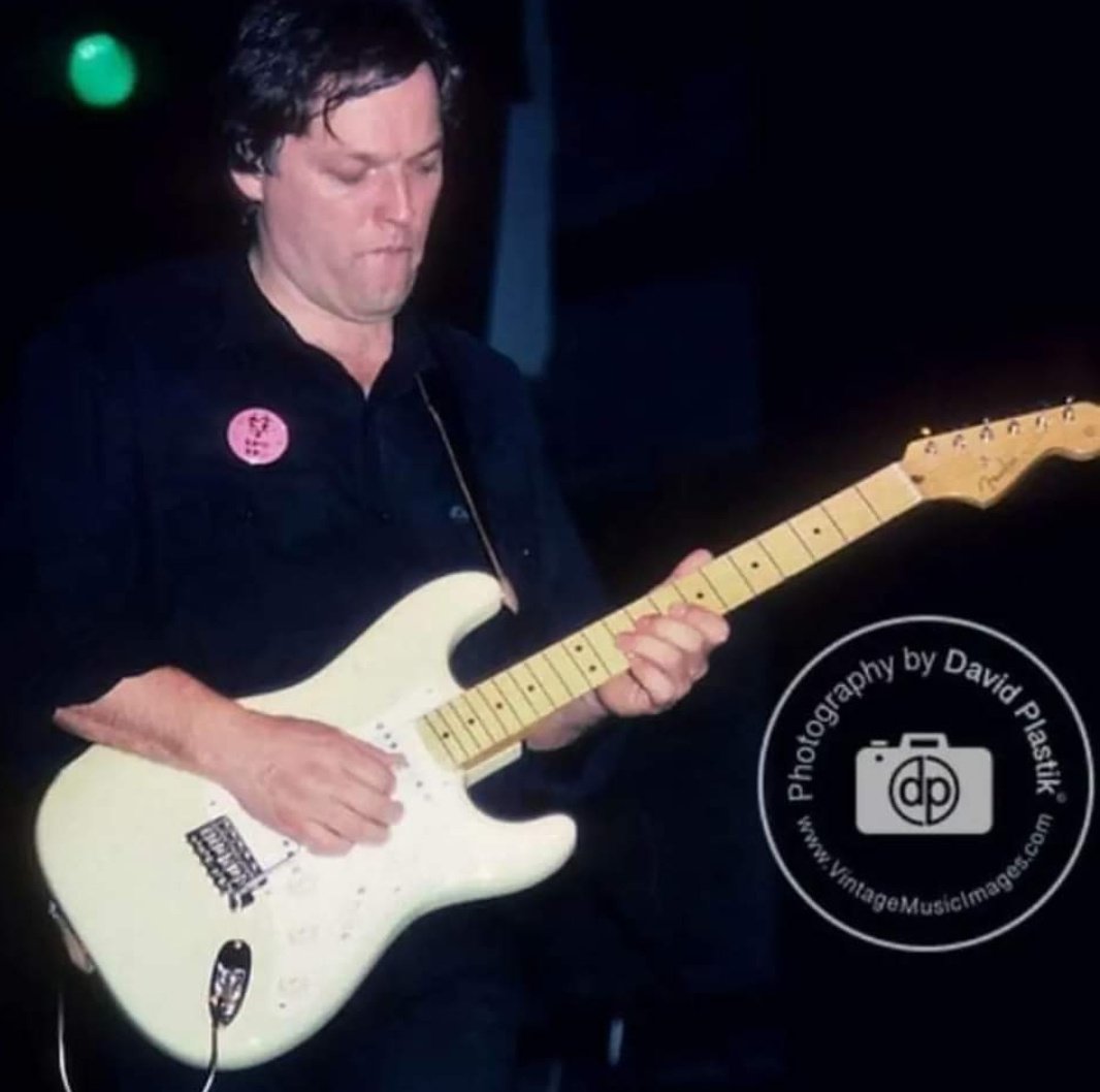 Happy 77th Birthday to Pink Floyd Guitarist/Vocalist David Gilmour. I took this picture in 1984. @pinkfloyd @davidgilmour