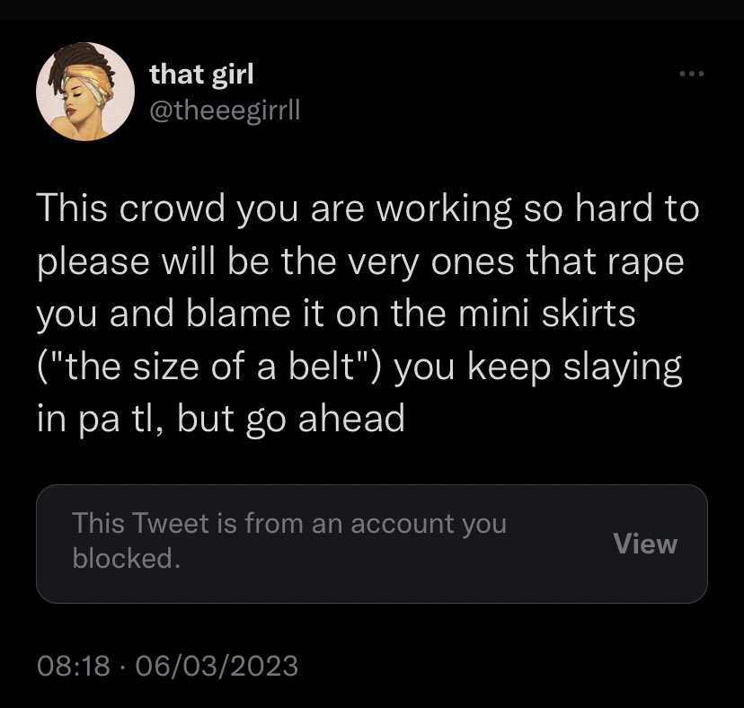 Tells me everything I need to know without clicking. One thing about internalized misogyny is it comes back to bite you in the ass. She will learn the hard way