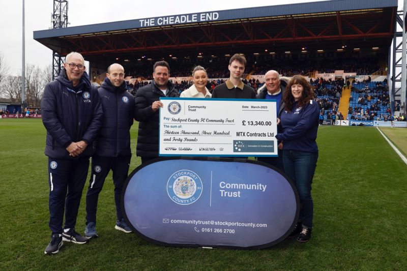 ⚽️🌟⚽️🌟⚽️ A fantastic day at Stockport County FC yesterday where we had the pleasure of presenting our cheque for £13,340, raised through our cross-Peru challenge, to support @SCFCCommunity health and well-being programme. #community #charity #healthandwellbeing #supportlocal