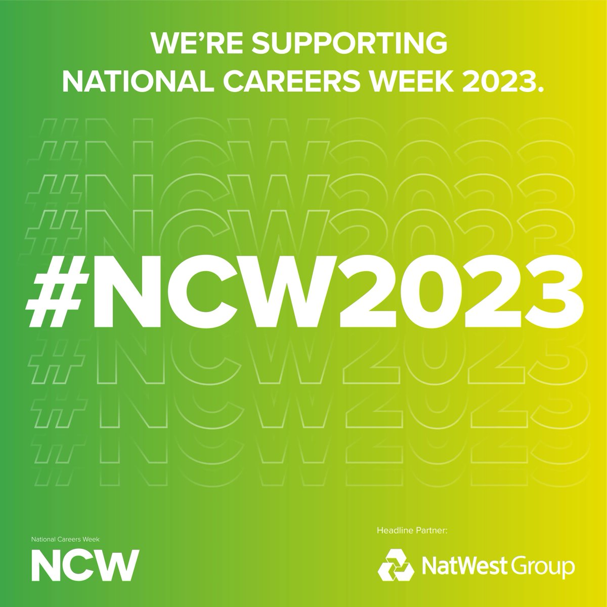 The biggest celebration of UK 🇬🇧 #Careers is here.

Join us.

#NCW2023