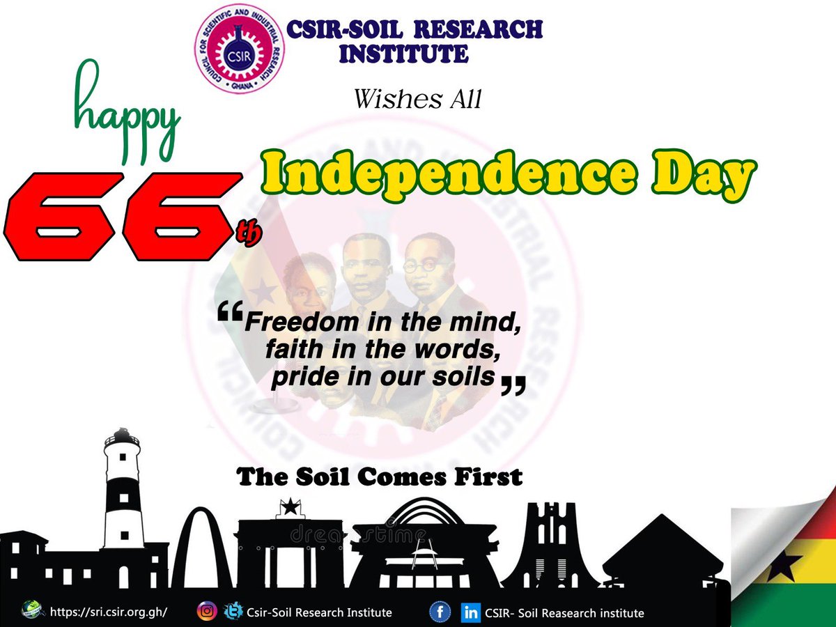 #happybirthday #ghana #Independence #ghanaindependence #ghanaat66 #soil #soilscience #soilhealth #research