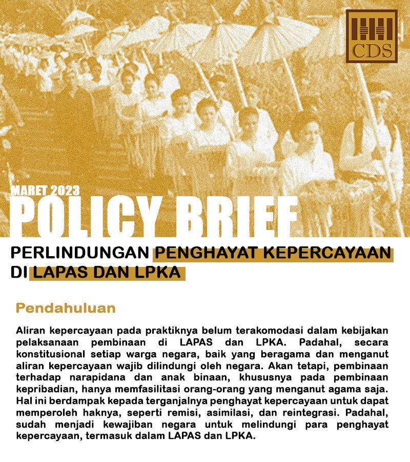 Selengkapnya di cds.or.id/policy-brief-p…