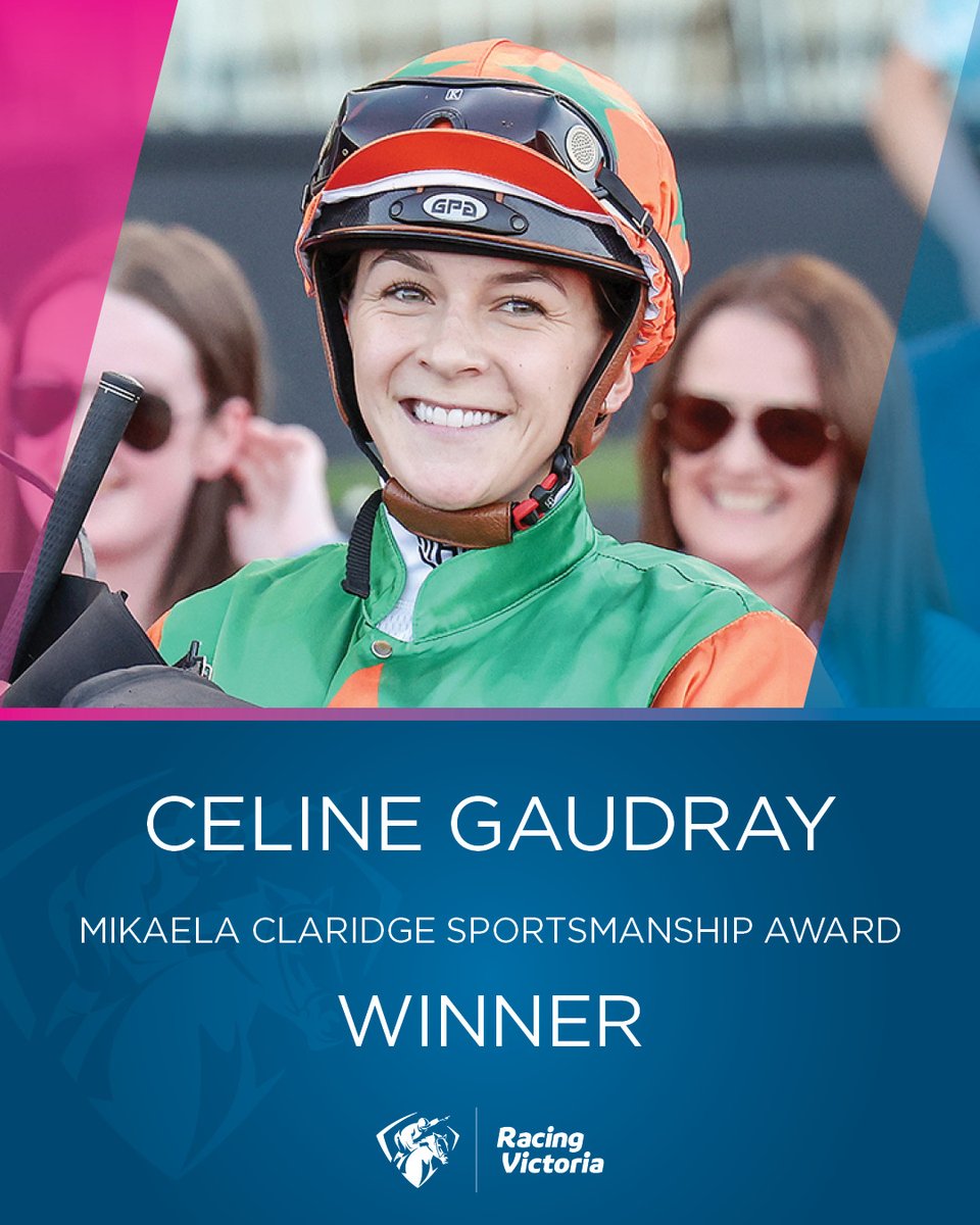 The only peer-voted prize, the Mikaela Claridge Sportsmanship Award, went the way of Celine Gaudray who in the eyes of her fellow apprentices demonstrated sportsmanship &amp; offered encouragement, guidance &amp; approachability through her words &amp; deeds both on &amp; off the track!