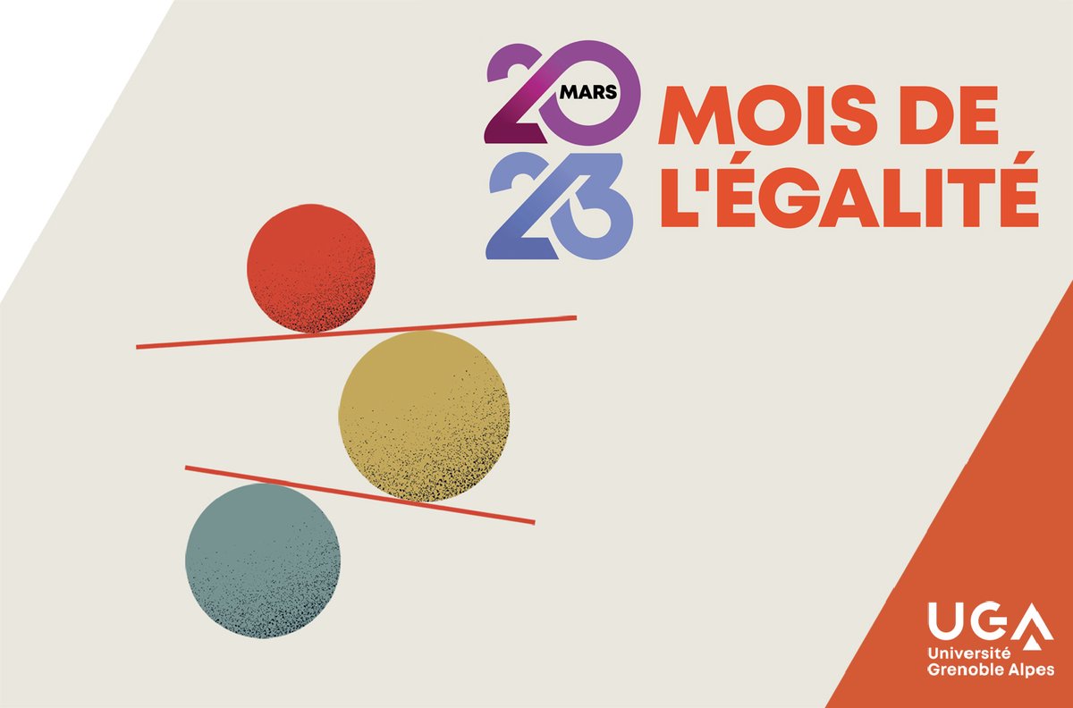 Université Grenoble Alpes (@ugrenoblealpes) on Twitter photo #Égalité // Le Mois de l’égalité est lancé sur le campus engagé de l’<a href="/UGrenobleAlpes/">Université Grenoble Alpes</a> ! 🙌
📢 Jusqu'au 31 mars, découvrez un programme riche en événements et ateliers autour de la lutte contre toutes les discriminations !
➡️ Programme en ligne : bit.ly/3yclsIC #Égalité // Le Mois de l’égalité est lancé sur le campus engagé de l’<a href="/UGrenobleAlpes/">Université Grenoble Alpes</a> ! 🙌
📢 Jusqu'au 31 mars, découvrez un programme riche en événements et ateliers autour de la lutte contre toutes les discriminations !
➡️ Programme en ligne : bit.ly/3yclsIC