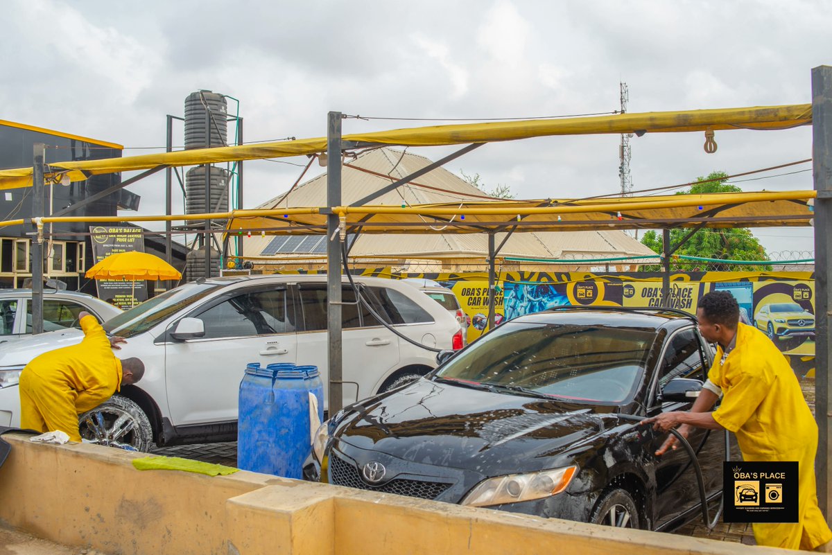 ObasPlace's tweet photo. "Wash away your worries with our top-notch car wash service! We promise to leave your ride sparkling clean."
#CleanCarHappyLife #CarWashGoals #ShinyRide #AutoDetailing #CarCleaning https://t.co/RynzOdT1Q7