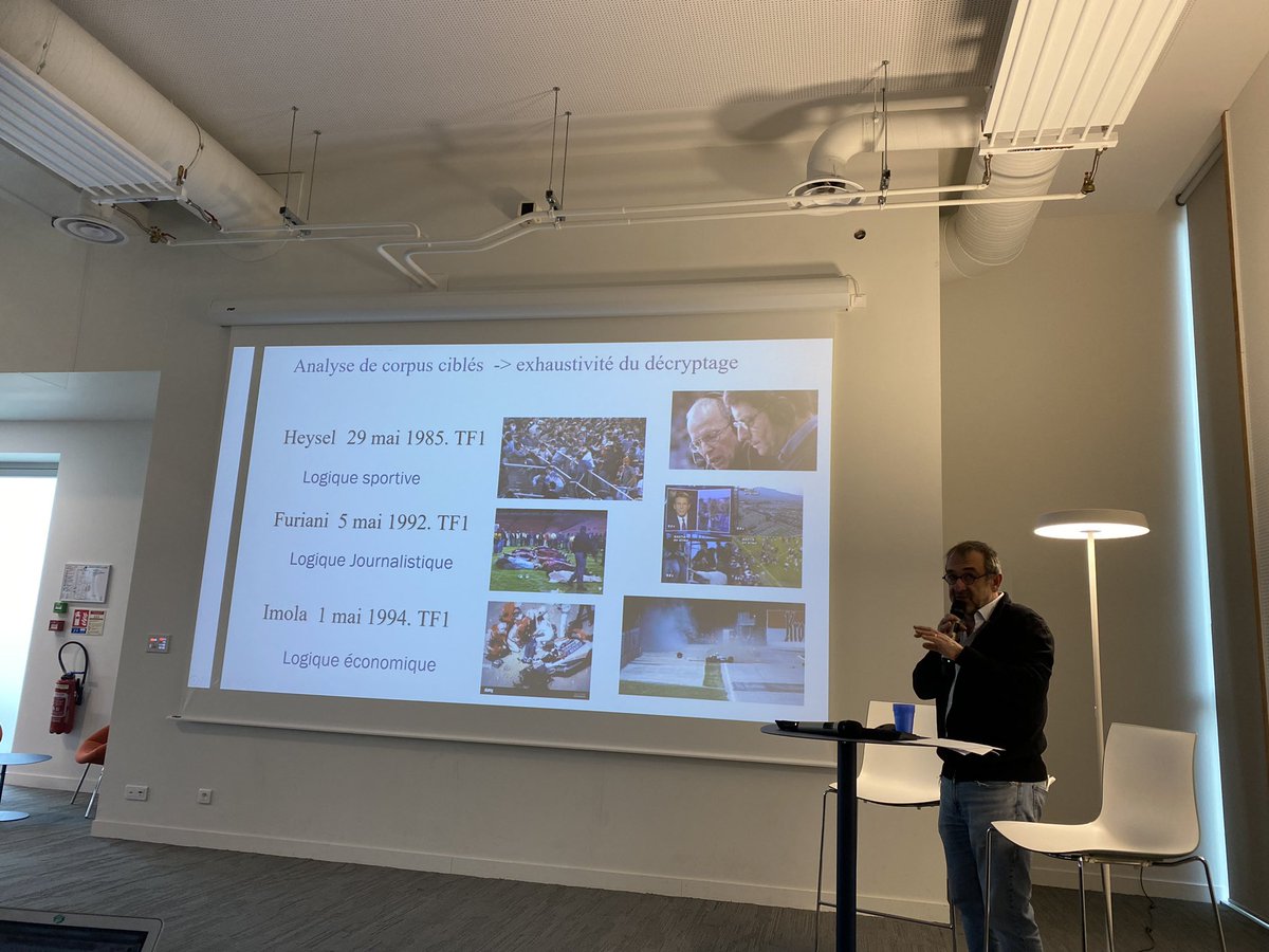 Inatheque1's tweet image. #Datasprint @EURArTeC @Inatheque1 @UParisNanterre  conférence inaugurale de @wille_f, quelle approche des corpus d’étude de médias audiovisuels sur le #sport ?