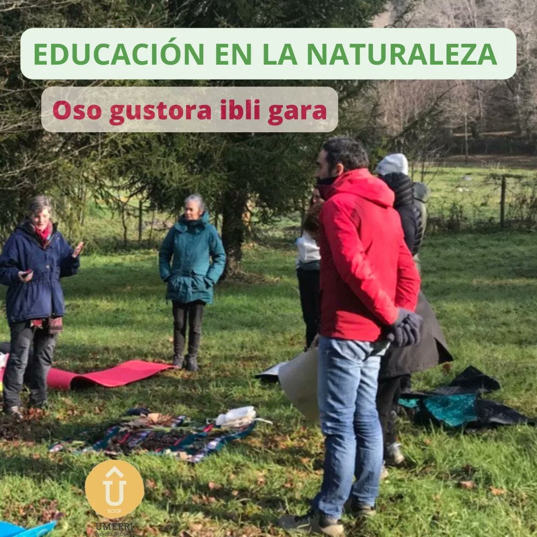 EDUCACIÓN EN LA NATURALEZA
Lehenengo blokea burutu dugu <a href="/katiahueso/">katiahuesonatura</a> ren eskutik.

Oso gustora ibili gara. Zalantzan bazaude ez galdu aukera. Hurrengo blokeetan izena emateko aukera duzu.

2.blokea martxoak 24-25
3.blokea maiatzak 12-13

👉 labur.eus/umerrikoikasta…