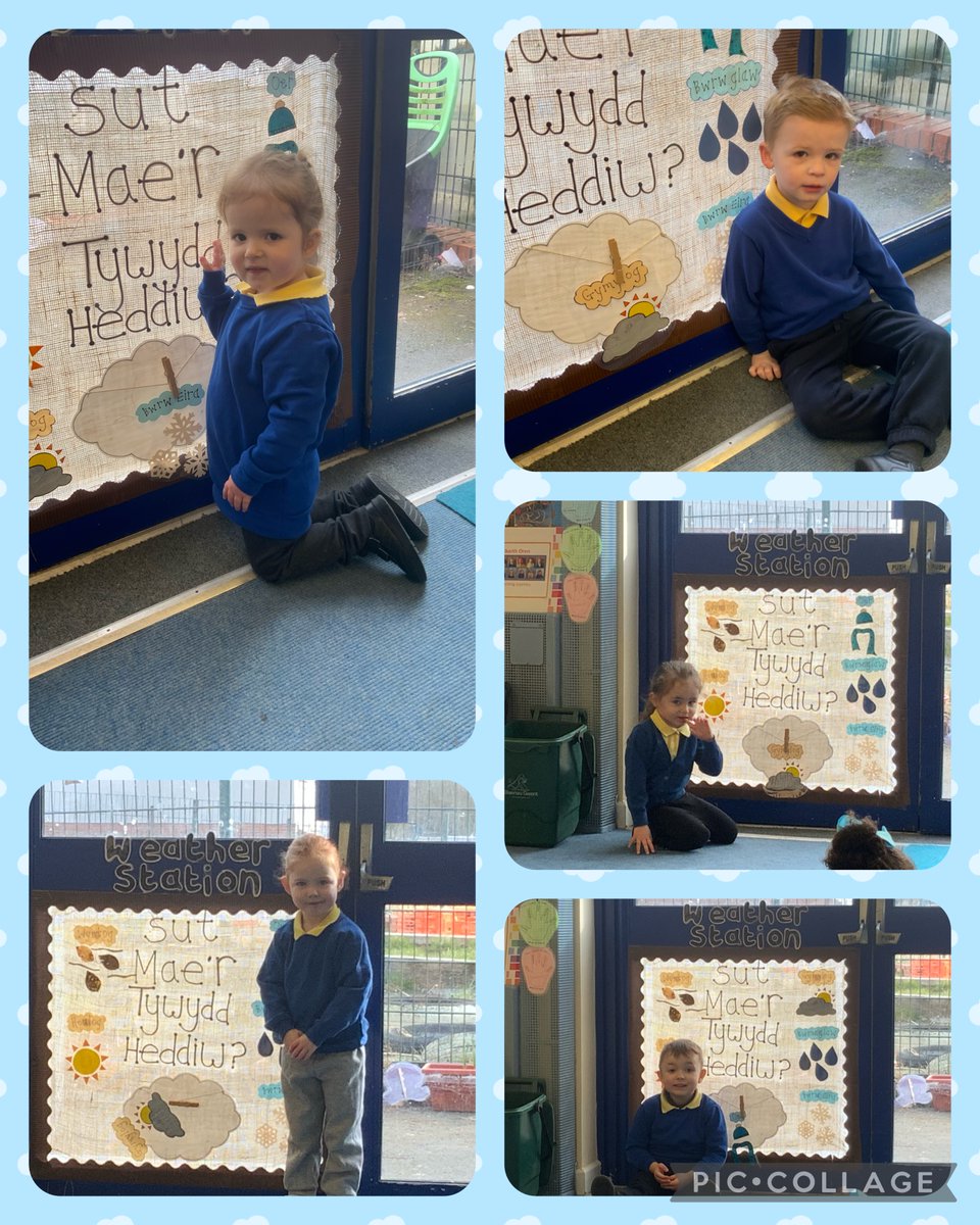 RYFOren's tweet photo. We took part in the RSPB  wild challenge. We were weather wizards, we checked and talked about the weather every day and displayed it on our weather board ⛅️🌨💨 #wildchallenge @rhosyfedwen #proudtoberyf https://t.co/G3iZgntkZB