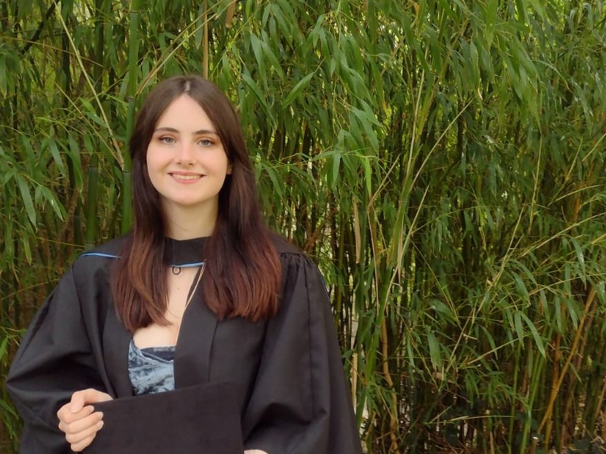 Please help us in welcoming our new committee members!
Brittany Black is on the Civil Service Statistics Fast Stream and is currently working at the Office for National Statistics. She finally had a post-pandemic graduation ceremony for her MMath last summer.