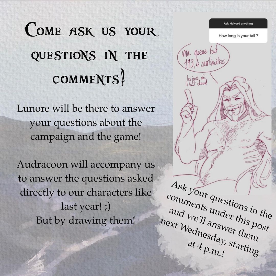 RoughWatersGame's tweet image. Ahoy ! 🏴‍☠️ Do you have questions about our game ?
Next Wednesday at 4pm (Paris Time) Audracoon and Lunore will answer them ! 
You can ask your questions on the Instagram post below. We can't wait 😁

instagram.com/p/CpasiPErPN0/…

#roughwatersthegame #kickstarter #roughwaters #otomegame