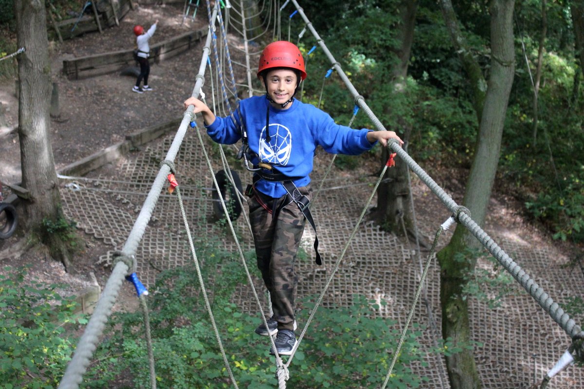 The high bridges allow children to overcome fears, push themselves and achieve a fantastic sense of achievement as they make their way through the trees.

#HighRopes #HighBridges #SchoolTrip #SchoolResidential