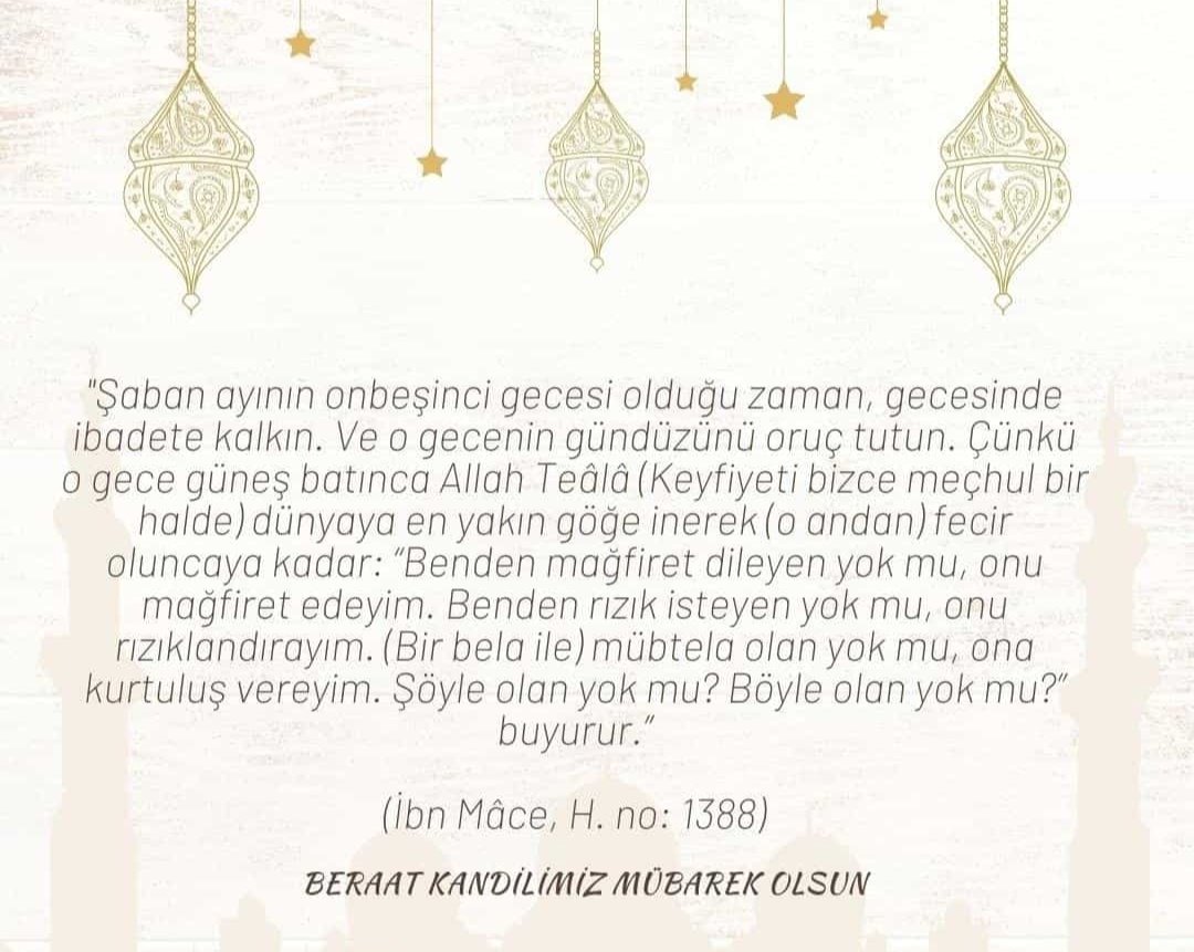 Arkadaşlar hayırlı kandiller. Dualaşalım inşAllah 🌸🐣