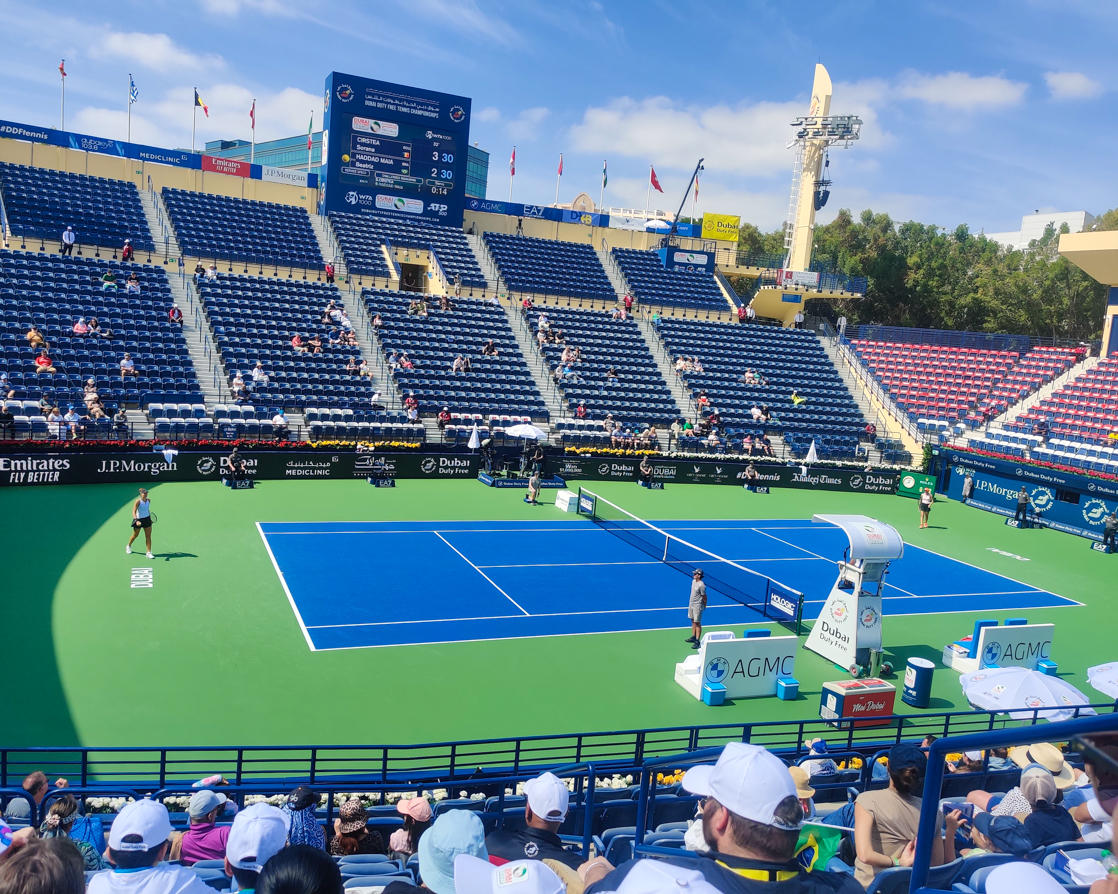 SouthViewSchool's tweet photo. The Dubai Duty Free Tennis Championship brought tennis fever to SVS! Our young tennis enthusiasts had a blast participating in the on-court activities & watching the first round. Thank you for an incredible event!
@DDFTennis
#southviewschool #partnerschool #ddftc #Partnership https://t.co/DwSOmwY4qO