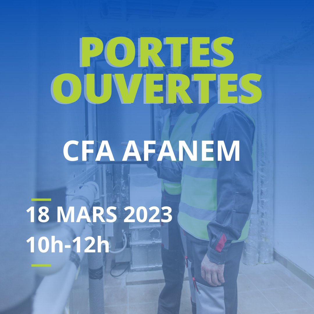 Vous êtes à la recherche une formation en #alternance pour l’année prochaine ?
Choisissez les métiers de l’énergie et de l’environnement !
Venez nous rencontrer le 18 mars au lycée Maximilien Perret à Alfortville
bit.ly/3ye42LJ
#formation