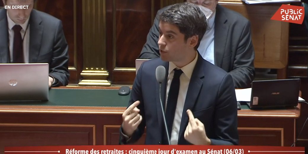 tcabarrus's tweet photo. Gare à l'effet d'aubaine que provoquerait le #CDISenior sur les entreprises, met en garde #GabrielAttal qui craint une bascule des #CDI en #CDISenior dans le seul but d'obtenir des allégements de cotisations. https://t.co/H26Hjg16L8