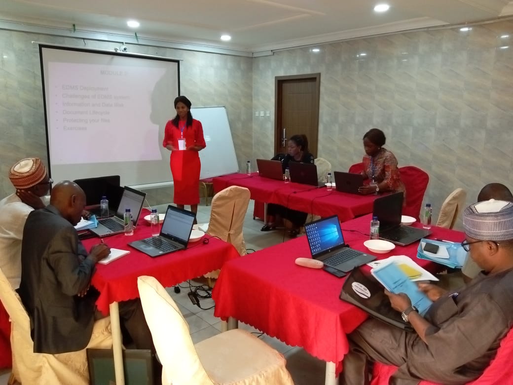ProAlphaltd's tweet image. We were privileged to take a small group of staffers from the Fed. Ministry of Women Affairs, on a 3day Training on Document Management System (DMS).
#PersonaDevelopment #ict #DMS #EDMS #EducationForAll #PublicRelations #DigitalMarketing #Innovation #Promotions #Leadership.