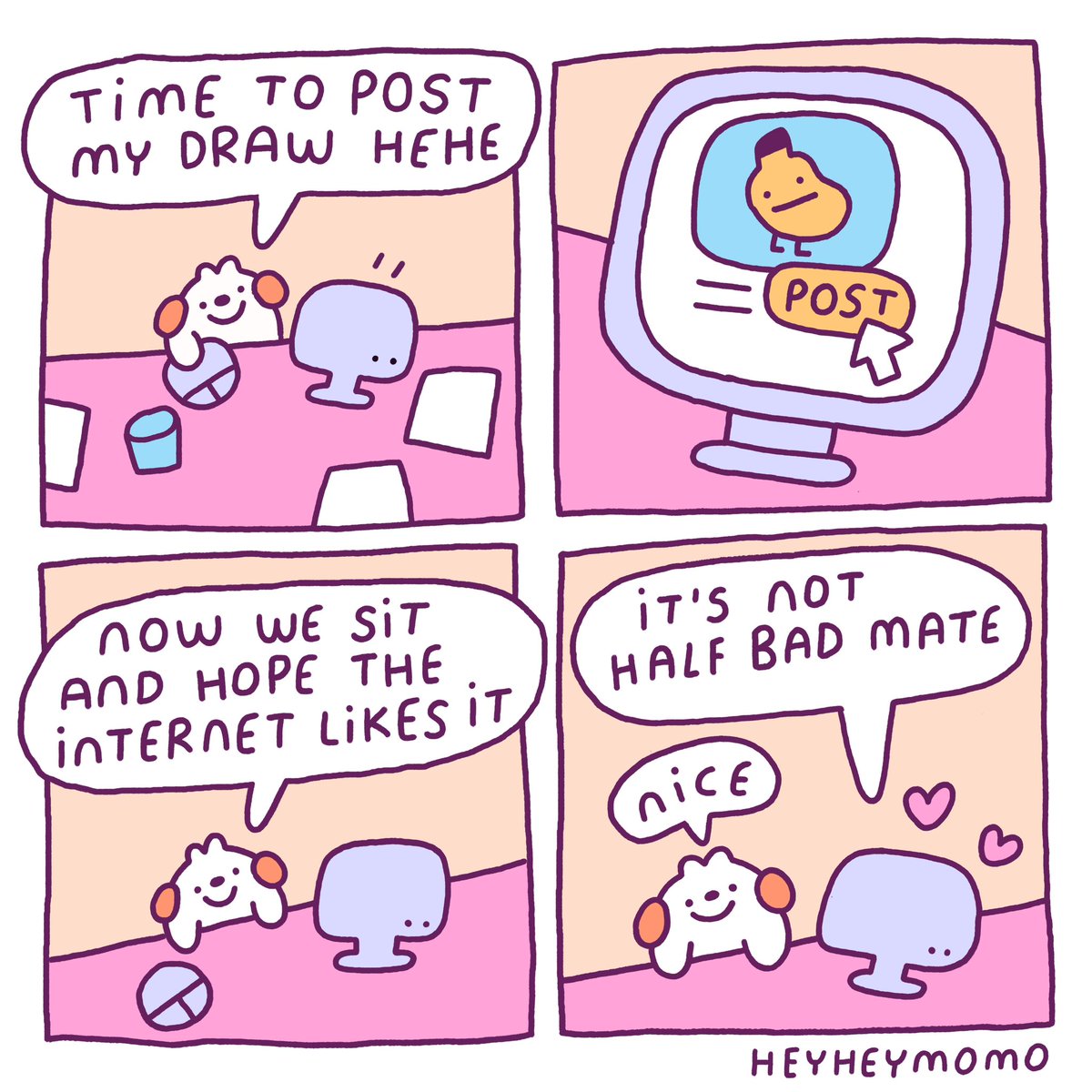 It's my dream to make daily momo comics. The only way that's feasible though is with your support! https://t.co/MT1a0aeXYJ 