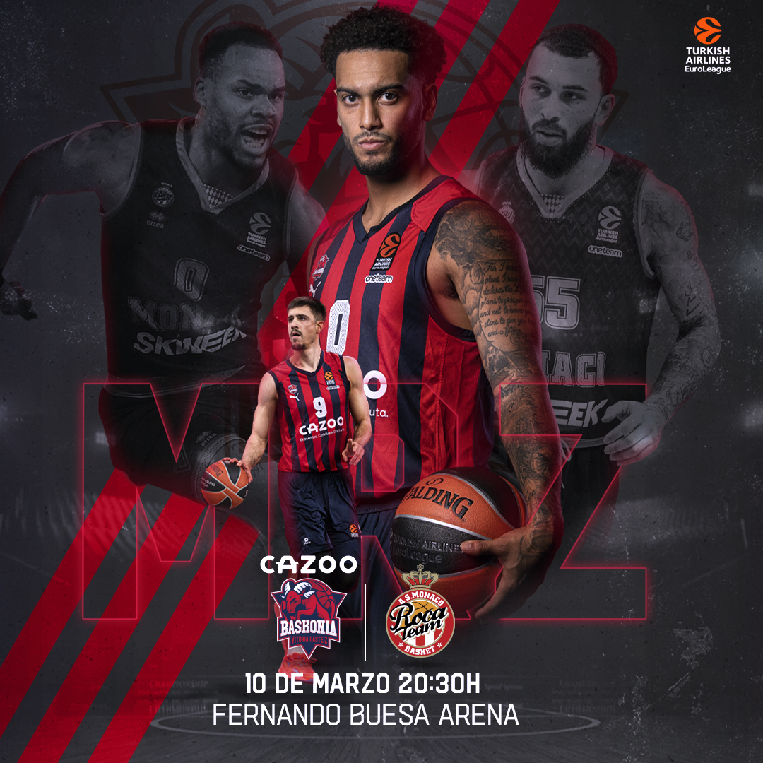 ⚠️ ¡¡SORTEO!! ⚠️ 🤔 ¿Quieres venirte al próximo partido de @EuroLeague 🆚 @ASMonaco_Basket ? 1⃣ Follow + RT 2⃣ Menciona a tu acompañante 🙌¡Y podrás llevarte 2⃣🎟️ VIP ! #GoazenBaskonia | 🎟️bit.ly/3F3pWFh