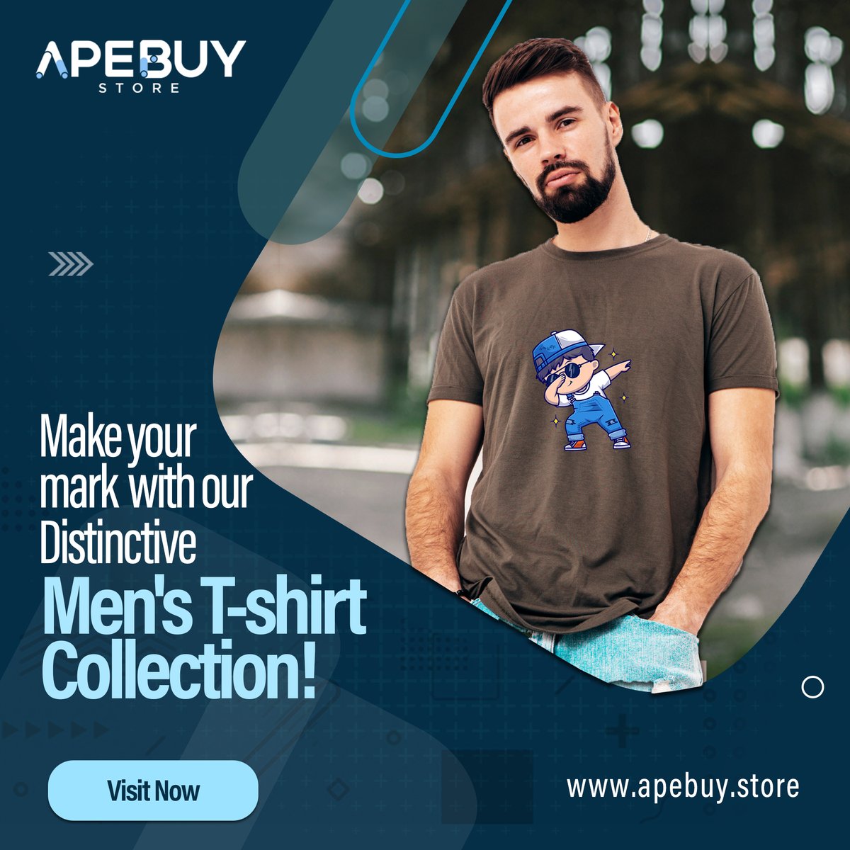 With our distinctive #menstshirt collection, you can feel the rush of standing out, and our distinctive t-shirt collection will help you leave your imprint. Shopping now!
#ApeBuy #MensFashion #MensTShirts #Trendycollection #PersonalExpression #DistinctiveFashion #UniqueFashion