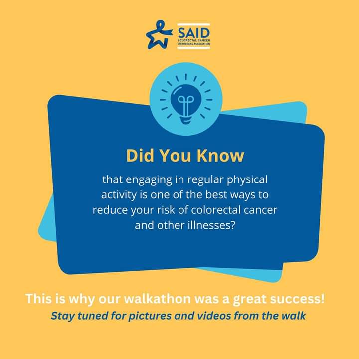 SAIDNG0's tweet image. ➡️Stay tuned for our walkathon pictures and videos💙Yesterday was a great success, thank you all for joining!! Looking forward to see you in our future events...

#walkathon  #ECCAM2023 #healthylifestyle #coloncancerawarenessmonth #coloncancerawareness  @dice_europe