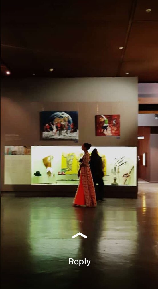 UNamasun's tweet photo. My artwork “Dance with the gods” on display at the IZIKo as part of the “Evolution of Indigenous Art” exhibition a collaboration between the Koena Art Institute and @Iziko_Museums 
@CloeteRonesca 
@MyNorthernCape https://t.co/9z6H12gPTH