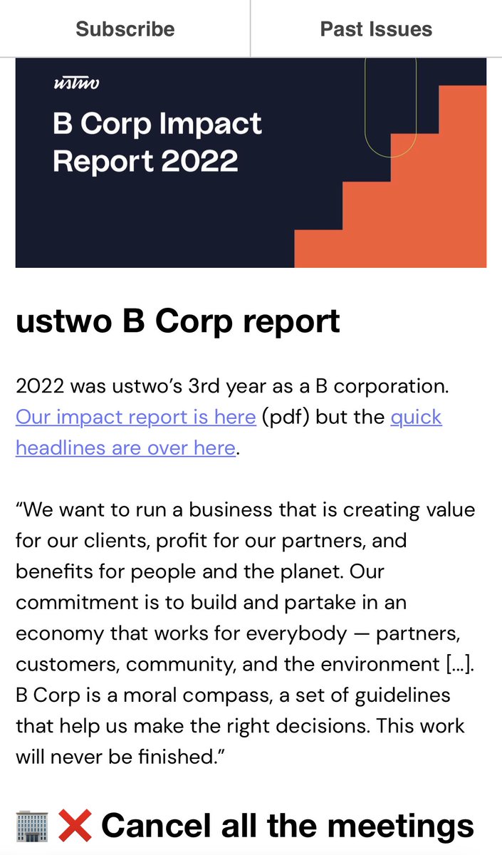 Health data at the speed of trust. Cancel all the meetings. My latest <a href="/ustwo/">ustwo studios</a> newsletter. An antidote to the WhatsAppgate. mailchi.mp/ustwo/health-d….