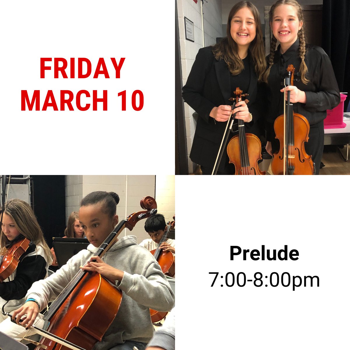 EYSO's tweet image. Students, parents, and guardians: As we gear up for our March 12 concert, be prepared and check out the dress rehearsal schedule.
We are excited about our upcoming concert- did you get your tickets yet? &amp;gt;&amp;gt;&amp;gt; eyso.org/concert