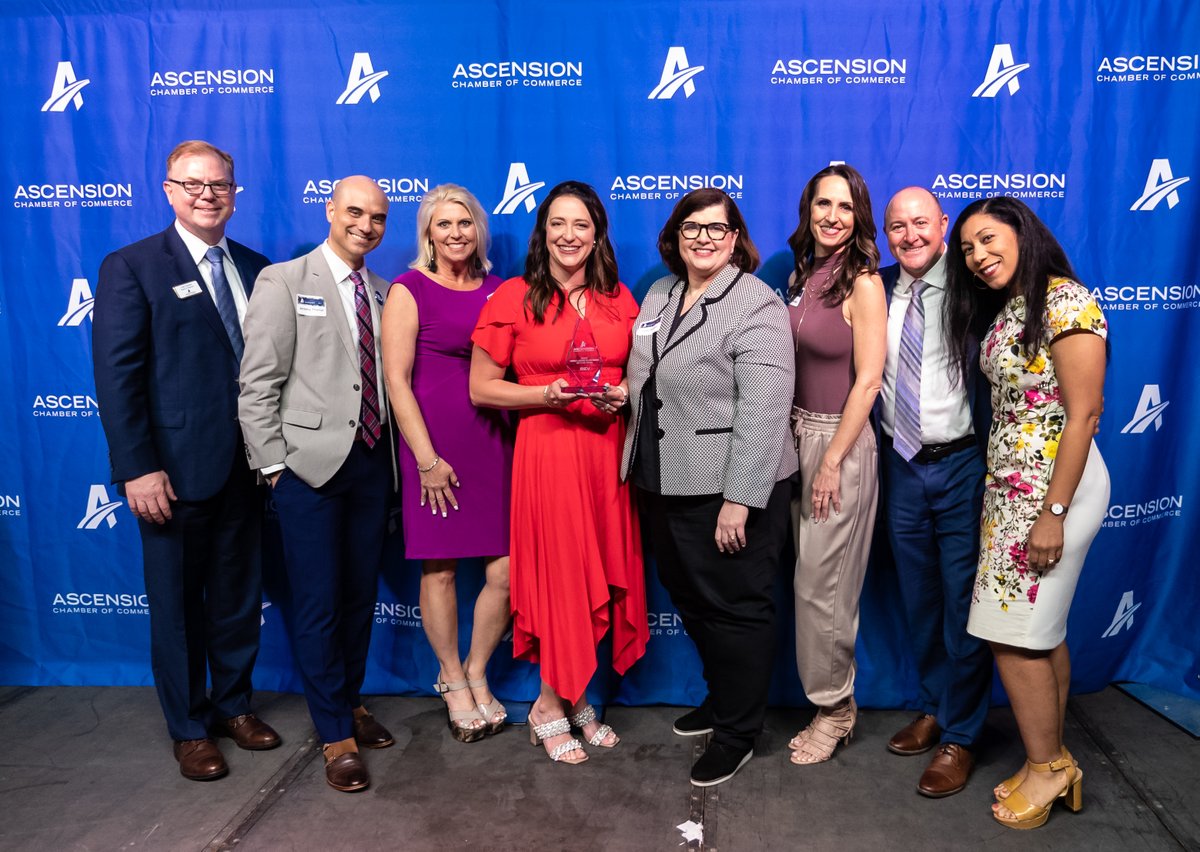 Letsrevnow's tweet image. Last week, REV/REV Business received the distinct honor of winning Medium/Large Business of the Year at the Ascension Chamber of Commerce's 2023 Annual Awards Banquet. New name, same LOCAL company. Thank you, Ascension!