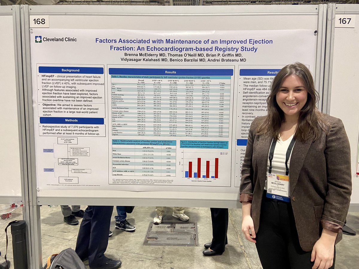 Brenna McElderry MD (@bmcelderrymd) on Twitter photo Really enjoying every second of attending ACC, including presenting both a unique case of supravalvular aortic stenosis and original research on the HFimpEF population. Thank you to all of my mentors, <a href="/AndreiBrateanu/">Andrei Brateanu</a> and <a href="/AndrewHigginsMD/">Andrew Higgins</a> in particular! #ACC2023 Really enjoying every second of attending ACC, including presenting both a unique case of supravalvular aortic stenosis and original research on the HFimpEF population. Thank you to all of my mentors, <a href="/AndreiBrateanu/">Andrei Brateanu</a> and <a href="/AndrewHigginsMD/">Andrew Higgins</a> in particular! #ACC2023