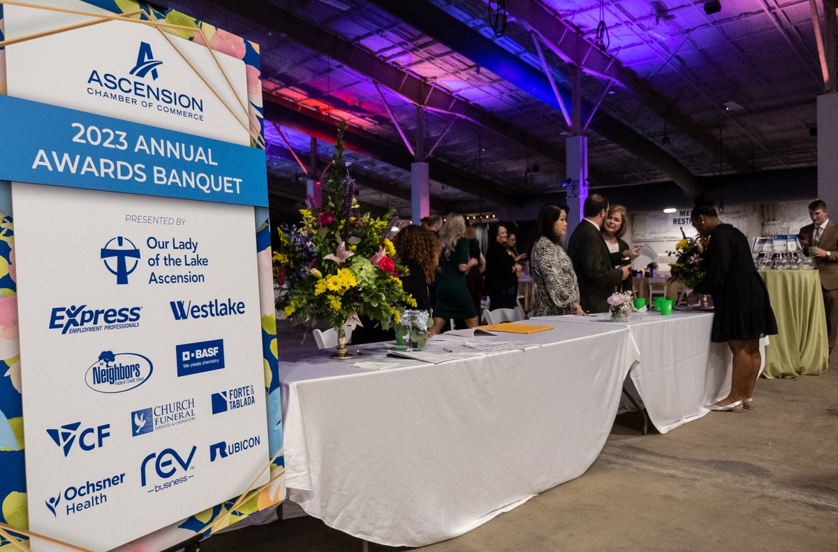 Letsrevnow's tweet image. Last week, REV/REV Business received the distinct honor of winning Medium/Large Business of the Year at the Ascension Chamber of Commerce's 2023 Annual Awards Banquet. New name, same LOCAL company. Thank you, Ascension!