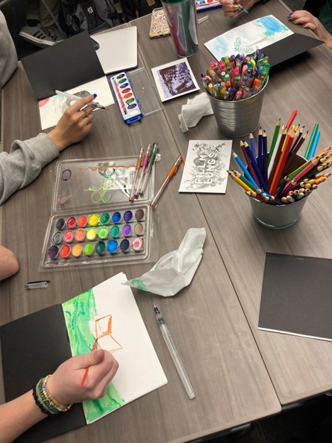 These are just a few examples of projects you might find at Martha Wessell, LISW-S's Art Space workshop; consider dropping in today at 4 in Nosker House! Did you know that even when our workshops end for the semester, you can request them for your group?
ccs.osu.edu/services/on-de…