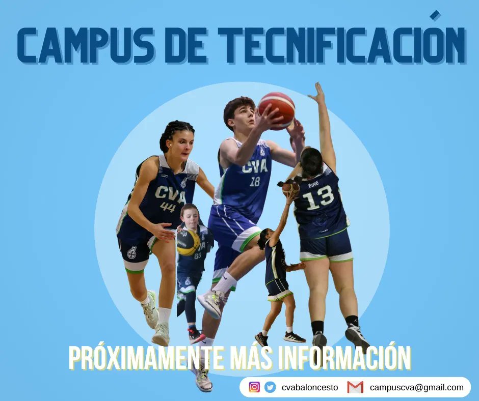 CVABaloncesto's tweet photo. Ya casi está aquí.. 🏀🌞🔜
TECNIFICACIÓN DE VERANO 
📆 Junio - Julio

¿Quieres conocer más? 😲 Próximamente toda la información!! https://t.co/A1pWxil412