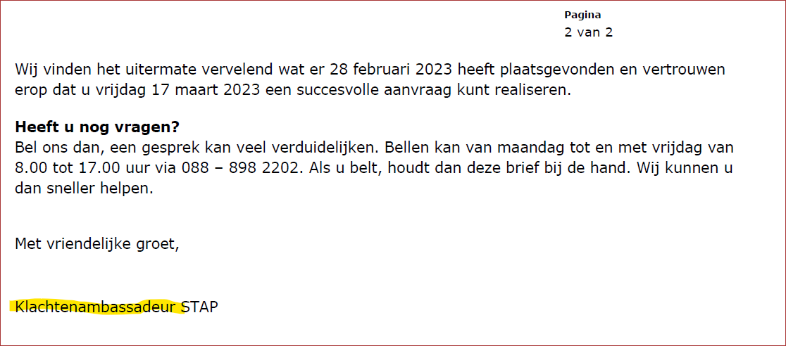 Salarisburo's tweet photo. @arjenlubach Voor de klachten naar aanleiding van wederom het STAPaanvraagdrama zijn nu ambassadeurs aangesteld. Als dit iemand was die eerder werkloos was, helpt het UWV niet bepaald mee aan het verminderen van de krapte op de arbeidsmarkt. https://t.co/DVqUhhfncN