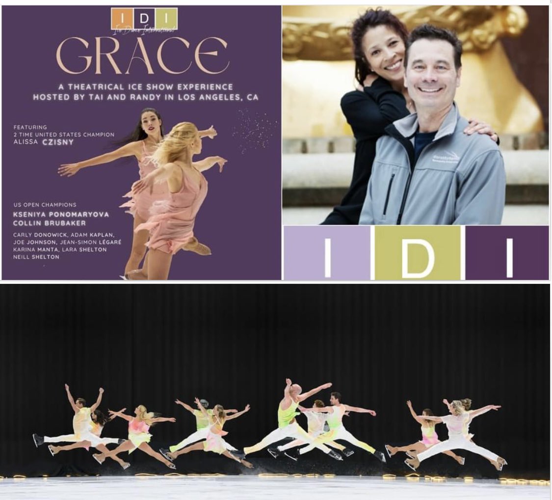 The Los Angeles premiere of GRACE by @IceDanceInt Hosted by @taiskates & Randy Gardner. Not to be missed! 3.19.23 icedanceinternational.org/home