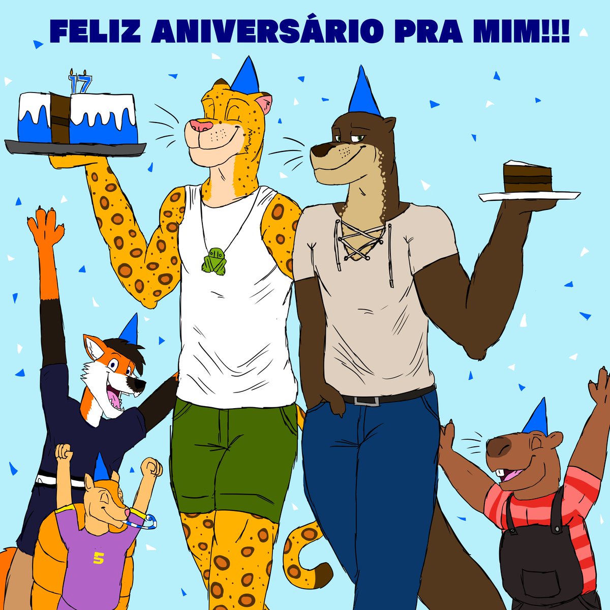 Otonkolos's tweet photo. 🇧🇷 Um desenho pro meu aniversário!
🇺🇸 A drawing for my birthday!
#furryart #furrynetwork #furryfandom https://t.co/q35G3pAG8d