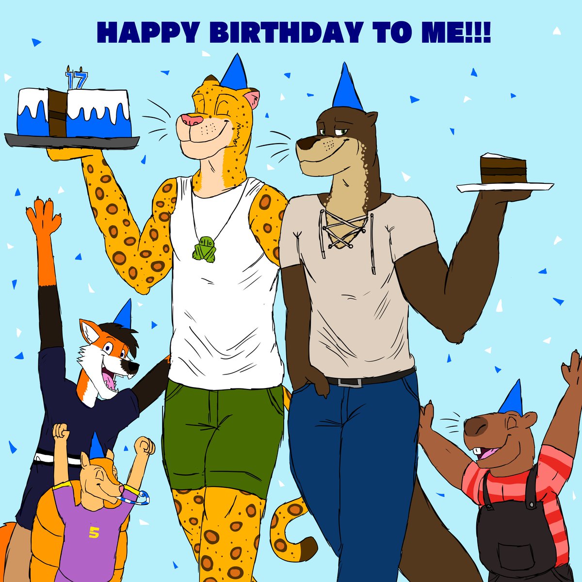 Otonkolos's tweet photo. 🇧🇷 Um desenho pro meu aniversário!
🇺🇸 A drawing for my birthday!
#furryart #furrynetwork #furryfandom https://t.co/q35G3pAG8d