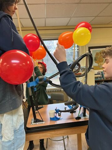 hfsFriends's tweet photo. Eighth grade are working on building marble rollercoasters to learn about slope, potential &amp; kinetic energy, and inertia! They will measure the marble's speed at various points to calculate the deceleration of the marble due to friction and air resistance. 
#science #QuakerEd https://t.co/TpGi80kXK4