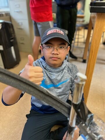 hfsFriends's tweet photo. Eighth grade are working on building marble rollercoasters to learn about slope, potential &amp; kinetic energy, and inertia! They will measure the marble's speed at various points to calculate the deceleration of the marble due to friction and air resistance. 
#science #QuakerEd https://t.co/TpGi80kXK4
