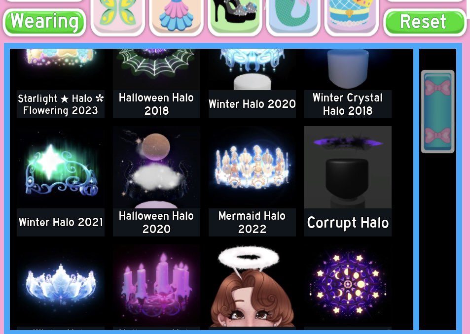 kitty4hell0's tweet photo. Hello !! I’m new to the cross trade community I’m currently selling rh halos for at least 25$ depending on what halo you want!! I wanna collect proofs!! #rh #royalehigh #crosstrading https://t.co/asNJvKX35C
